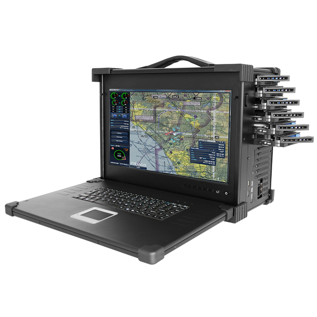 KTB 1497M 17.3'' Ruggedized Portable Industrial Computer Chassis Support Custom Rugged Portable Industrial Workstation in Stock