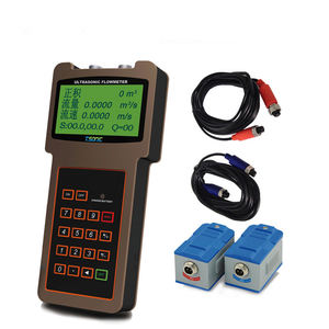 水と液体のためのオレンジのハンドヘルド超音波流量計オイルと流体媒体のためのカスタマイズ可能なOEMサポート - Product Image 3