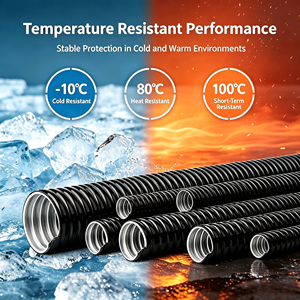 Conduit flexible galvanisé en PVC ignifuge anti-corrosion Finemaker 51 mm (2 po) pour câblage d'usine chimique - Product Image 2