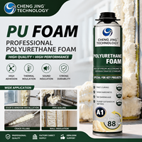 Mousse polyuréthane expansive en spray 750 ml, isolation en mousse polyuréthane, ignifuge, forte expansion, construction, travail du bois