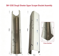 Lames supérieures et inférieures de rechange SM 520E pour dérouleuse à pâte commerciale, accessoires pour machine à presser la pâte