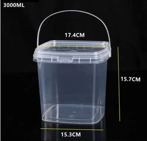 खाद्य ग्रेड पीपी वर्ग प्लास्टिक बाल्टी एयरटाइट कंटेनर दूध के लिए 1l-5l अनुकूलित रंग - Product Image 2