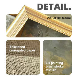 Griffoir pour <span class=keywords><strong>chat</strong></span> en peinture à l'huile, style rétro classique, durable, pratique, créatif, artistique et décoratif pour intérieur, pour espace de repos - Vente en gros - Product Image 5