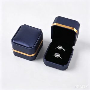 Boîte d'emballage et <span class=keywords><strong>de</strong></span> rangement pour bijoux en cuir jaune <span class=keywords><strong>de</strong></span> Guangzhou, pour bracelets et colliers, avec logo personnalisé, directement <span class=keywords><strong>de</strong></span> l'usine - Product Image 6