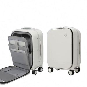 Valise trolley légère en polycarbonate, échantillon gratuit, 18-20 pouces, avec cadre en aluminium et sacoche pour ordinateur portable - Product Image 2