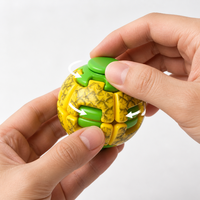 Jouets anti-stress en forme de fruits imprimés en 3D, flexibles, à ressort, rotatifs, gyroscopiques, pour soulager le stress des adultes