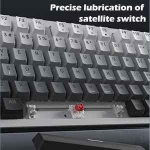 90% Full Size 94 Keys Hot Swappable Outemu Blue Red Switch Keycaps 7-RGB Backlit Mechanical Anti-Ghosting Gaming <b>Keyboard</b> 90% K - Product Image 3