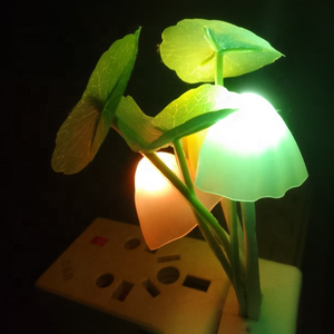 Novedad creativa, luz de pared <span class=keywords><strong>LED</strong></span>, <span class=keywords><strong>Sensor</strong></span> de control, luces nocturnas, inducción colorida, enchufe de la UE y EE. UU., lámpara de seta, decoración del dormitorio del hogar - Product Image 3