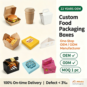 Caixa de Papel Kraft Portátil Reciclável para Mousse, Sobremesas, Bolos e Frango Frito, Embalagem de Fast Food com Logotipo Personalizado em Relevo - Product Image 5
