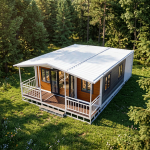 Vente en gros de maisons conteneurs 20FT 40FT, villas préfabriquées de luxe à 3 étages avec 3 à 6 chambres, bâtiments de bureaux préfabriqués - Product Image 1