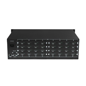 สวิตช์เมทริกซ์วิดีโอ 16x16 4K30 พร้อมรองรับ DVI//HDCP โครงโลหะและแผงควบคุมแบบกดปุ่ม/RS232 - Product Image 1