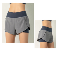 Shorts de danse noirs pour femmes Supplex, taille haute, pour jazz, yoga, spectacle et compétition