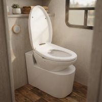Toilette à compost RV avec désodorisation automatique, design portable