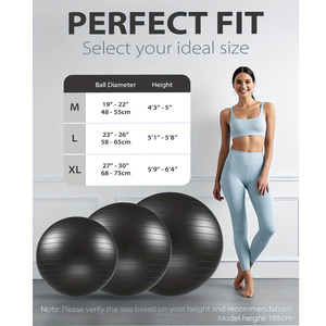 <span class=keywords><strong>Pelota</strong></span> <span class=keywords><strong>de</strong></span> <span class=keywords><strong>Yoga</strong></span> <span class=keywords><strong>de</strong></span> 65 cm, Grande, Forma <span class=keywords><strong>de</strong></span> Cacahuete, 25 cm, Negra, Cara <span class=keywords><strong>Pequeña</strong></span>, con Perlas, con Peso, Logotipo Personalizado - Product Image 2