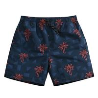 Shorts de bain décontractés pour hommes en tissu Oxford respirant, à taille élastique, séchage rapide, avec poches latérales pour la plage et la piscine
