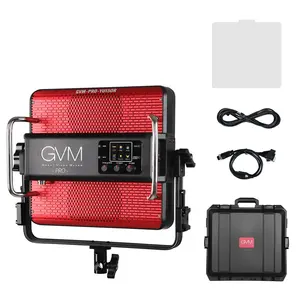 GVM YU150R PRO 150WLedビデオライトパネルライトRGB & バイカラー2000K-10000Kスタジオライト、写真用