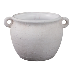 Vaso in ceramica rustico con manici per piante da interno ed esterno, decorazione da giardino - Product Image 4