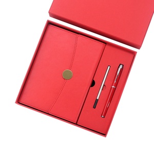 Customized Logo A5 <b>Notebook</b> Metal <b>Pen</b> Embossed Printing Custom Colors 100% Polyester Fabric Summer Enterprise Business Gift <b>Set</b> - Product Image 1