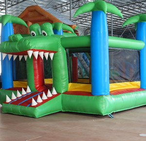 Trampolines gonflables en gros de centre d'amusement <span class=keywords><strong>gonflable</strong></span> extérieur de château en forme de <span class=keywords><strong>crocodile</strong></span> à vendre - Product Image 3