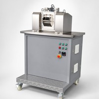 Machine de granulation de plastique, laboratoire, broyeur à deux rouleaux, système de refroidissement par eau, mélangeur de composés PVC, granulation, contrôle de la température, CE