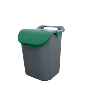 Tower <b>Bin</b> 30 Lt PP Recycling Green with Locking Knob and Lids Waste Container - Product Image 1