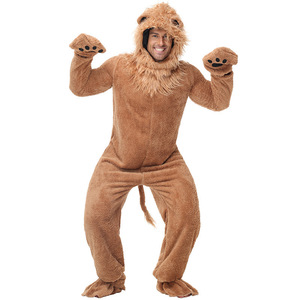 Disfraz de León de Felpa Suave para Halloween, Lindo Disfraz de León Pequeño para Adultos y Niños - Product Image 3