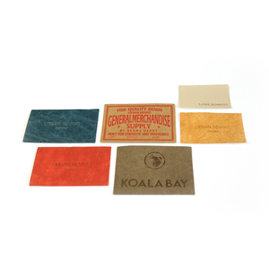 Custom Washable Leather Denim <strong>Jeans</strong> Tags Washed Labels With Debossed <strong>Logo</strong> Labels Rectangle Eco-Friendly Stitch For <strong>Jeans</strong> - Product Image 6