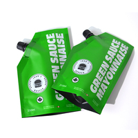 100 500 1500 2500 5000ml Détergent Liquide Emballage Biodégradable Boisson Bec Stand up Pouch Sac pour Jus De Remplissage Avec Buse