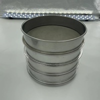 Tamis vibrant de laboratoire 8 pouces pour l'analyse de la granulométrie des échantillons de sol, des grains et de la géologie, en acier inoxydable 304/316, finition lisse