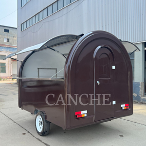 รถพ่วงสำหรับพื้นที่กว้างขวาง | ตัวเลือกสีที่ปรับได้และการตกแต่งภายในที่กว้างขวางสำหรับการจำหน่ายอาหารริมถนนที่หลากหลาย - Product Image 1