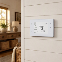 Thermostat numérique programmable WIFI Tuya 3H2C 24VAC pour pompe à chaleur, contrôleur pour système double carburant avec commutation O/B