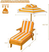 Chaise longue pliante moderne en bois en forme de S pour l'extérieur, empilable, avec tissu en maille portable pour bain de soleil
