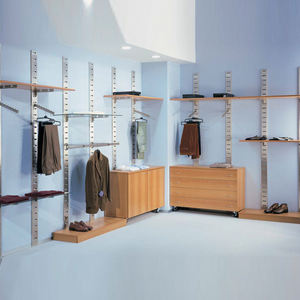 Expositor de Ropa Metálico Personalizado, Diseño de Muebles para Tiendas de Ropa, Perchero para Exhibición de Ropa - Product Image 1