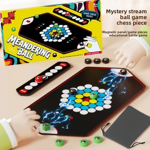 Jeu de société familial interactif à deux joueurs avec balles magnétiques, mini-balles éjectables, jouets éducatifs pour l'entraînement de la concentration - Product Image 3