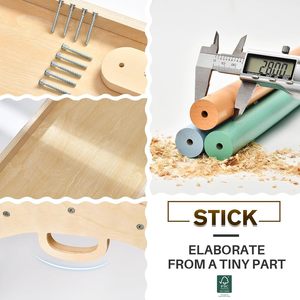 Oem Montessori Geïnspireerde Kinderen Houten Juguetes Klimrek Pickler Driehoek Set Voor Peuters Gym Kleuterschool Spelen - Product Image 4