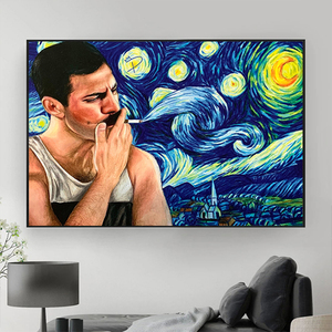 100% peint à la main <span class=keywords><strong>Van</strong></span> <span class=keywords><strong>Gogh</strong></span> série tournesols peint à la main Reproduction célèbre oeuvre <span class=keywords><strong>peinture</strong></span> à l'huile - Product Image 4