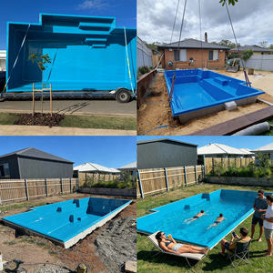 Solución de Proyecto de Piscina Prefabricada Rectangular, Personalizada, para Hoteles, Resorts y Jardines, con Envío en Contenedor - Product Image 2