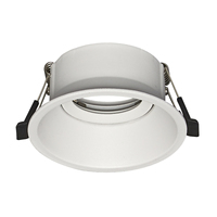 Plafonnier LED anti-éblouissement SD042, encastré, en aluminium, avec réflecteur, pour ampoules GU10/MR16, garantie 3 ans