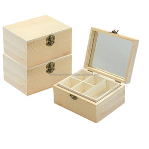 กล่องไม้ใส่เครื่องสำอางมีช่องใส่ของสำหรับใส่ของพร้อมเลเซอร์สี่เหลี่ยมผืนผ้าสำหรับใส่โลชั่น - Product Image 4