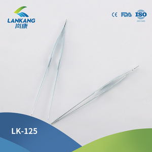 Pince à épiler en forme de pistolet en acier inoxydable LK-126, instrument chirurgical dentaire, outil de précision manuel pour les procédures de soins bucco-dentaires - Product Image 4