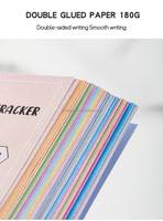 Papier intérieur A6 Euro 100 écologique à feuilles mobiles, perforation 6 trous, pour défi de 52 semaines et carte de 30 jours pour économiser de l'argent, idéal pour offrir