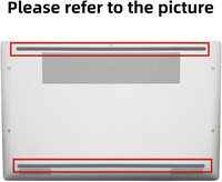 Laptop Rubberen Voetjes Strips Zelfklevende Laptop Bodembedekking Rubberen Voetjes Voor Pk 15-da Db Dr 250 255 256 G7 TPN-C135 TPN-C136
