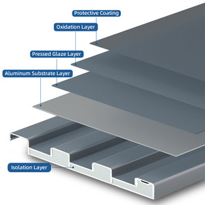 Disponibili in Pronta Consegna Pannelli Coibentati in Alluminio Tegole per Tetti e Pannelli Decorativi da Parete in Lamiera di Alluminio per Esterni - Product Image 6