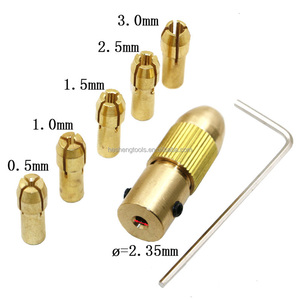 Juego de 7 Mandriles de Latón de 2.35/3.17mm para Taladro Eléctrico, Adaptador de Mandril para Brocas - Product Image 3