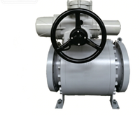 Válvula de Bola Manual de Acero Inoxidable Carp Journey QD47/QD647/QD947F/H DN50-DN700 para la Industria Química del Carbón/Energía de Alta Presión