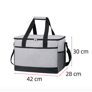 Wholesale Custom 35L Thermal Cooler Tote Bag Oxford Soft Insulated Bag Family Picnic Outdoor <b>Camping</b> Food Beverage <b>Storage</b> Bag - Product Image 6