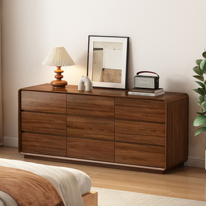 Solid Wood Chest Of Drawers With Storage For Bedroom Living Room <b>TV</b> <b>Stand</b> - Product Image 3