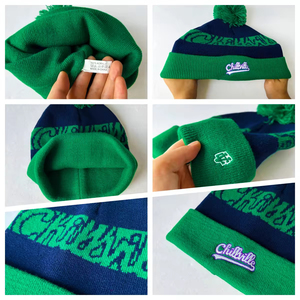 Wholesale Custom 100% Acrylic <strong>Pom</strong> <strong>Pom</strong> Knitted Hat Outdoor Ski Sports Keeping Warm Winter <strong>Beanies</strong> - Product Image 6