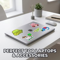 Pegatinas Holográficas Autoadhesivas Duraderas, Impresas con UV, Logotipo Personalizado, Calcomanías con Formas Personalizadas para Decoración del Hogar