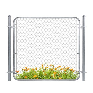 Kit de puerta de valla de eslabones de cadena moderna de alta resistencia, accesorios de enrejado de calidad antioxidante ajustable para refuerzo de jardín doméstico - Product Image 1